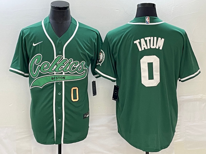 Nike 2023 Men Boston Celtics #0 Tatum green Nike NBA Jerseys style 2